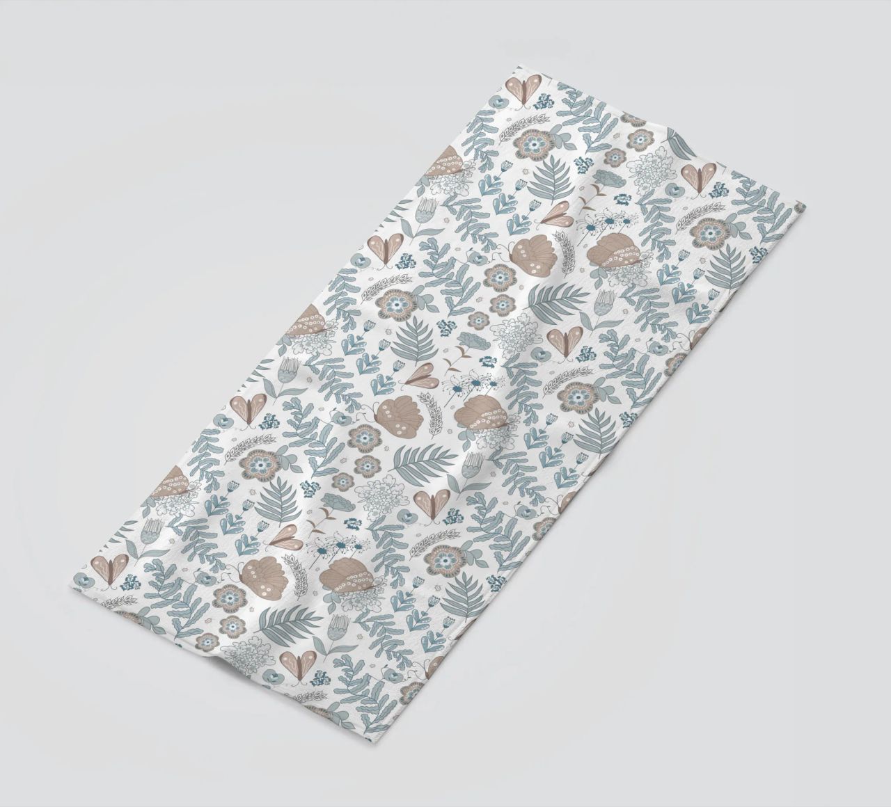 Busy life in the fields telo mare da Mandalla Pattern