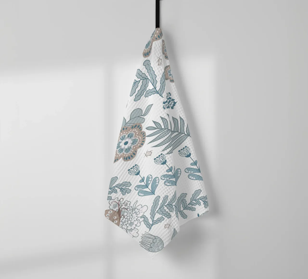 Busy life in the fields canovaccio da cucina da Mandalla Pattern