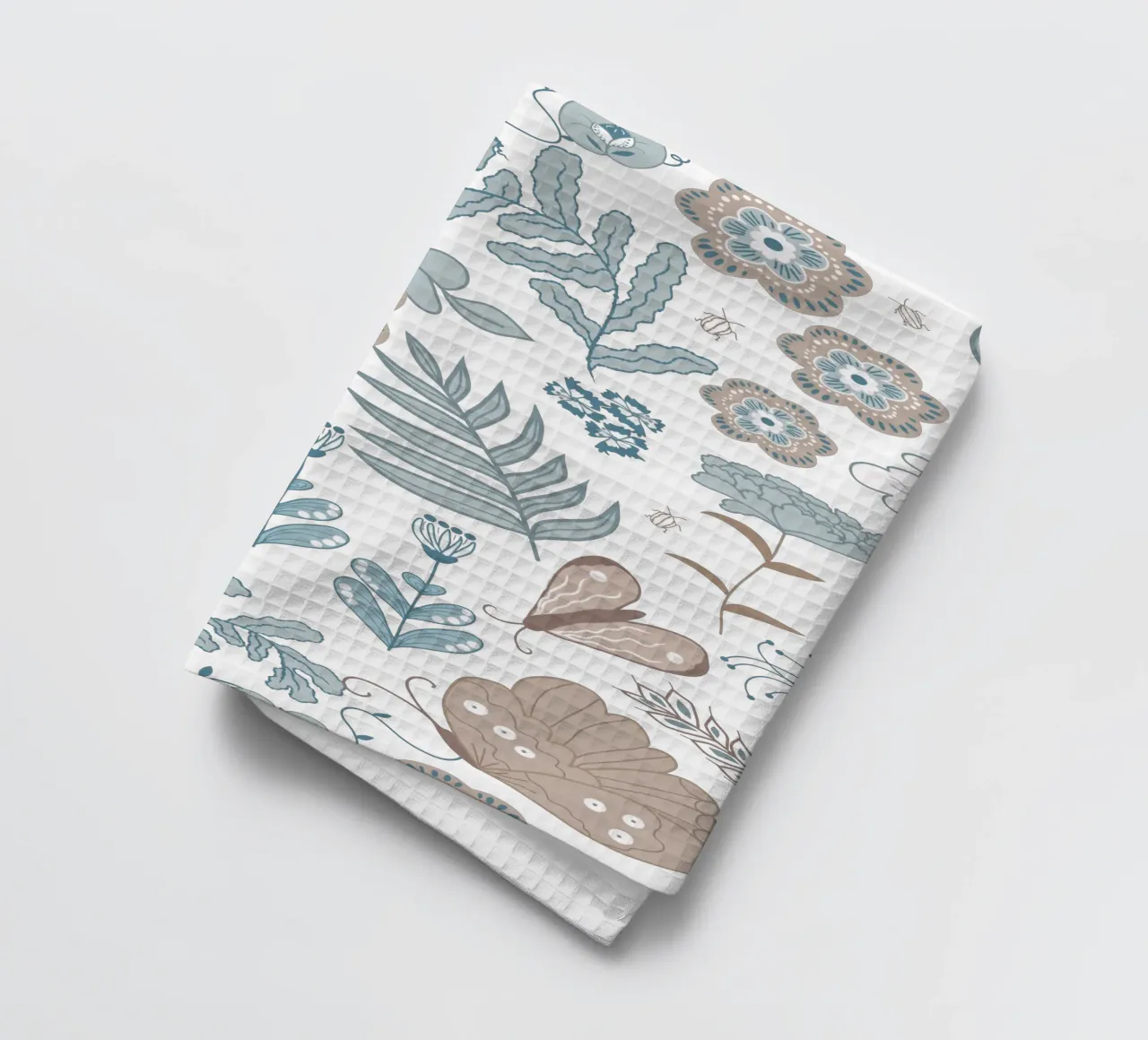 Busy life in the fields canovaccio da cucina da Mandalla Pattern