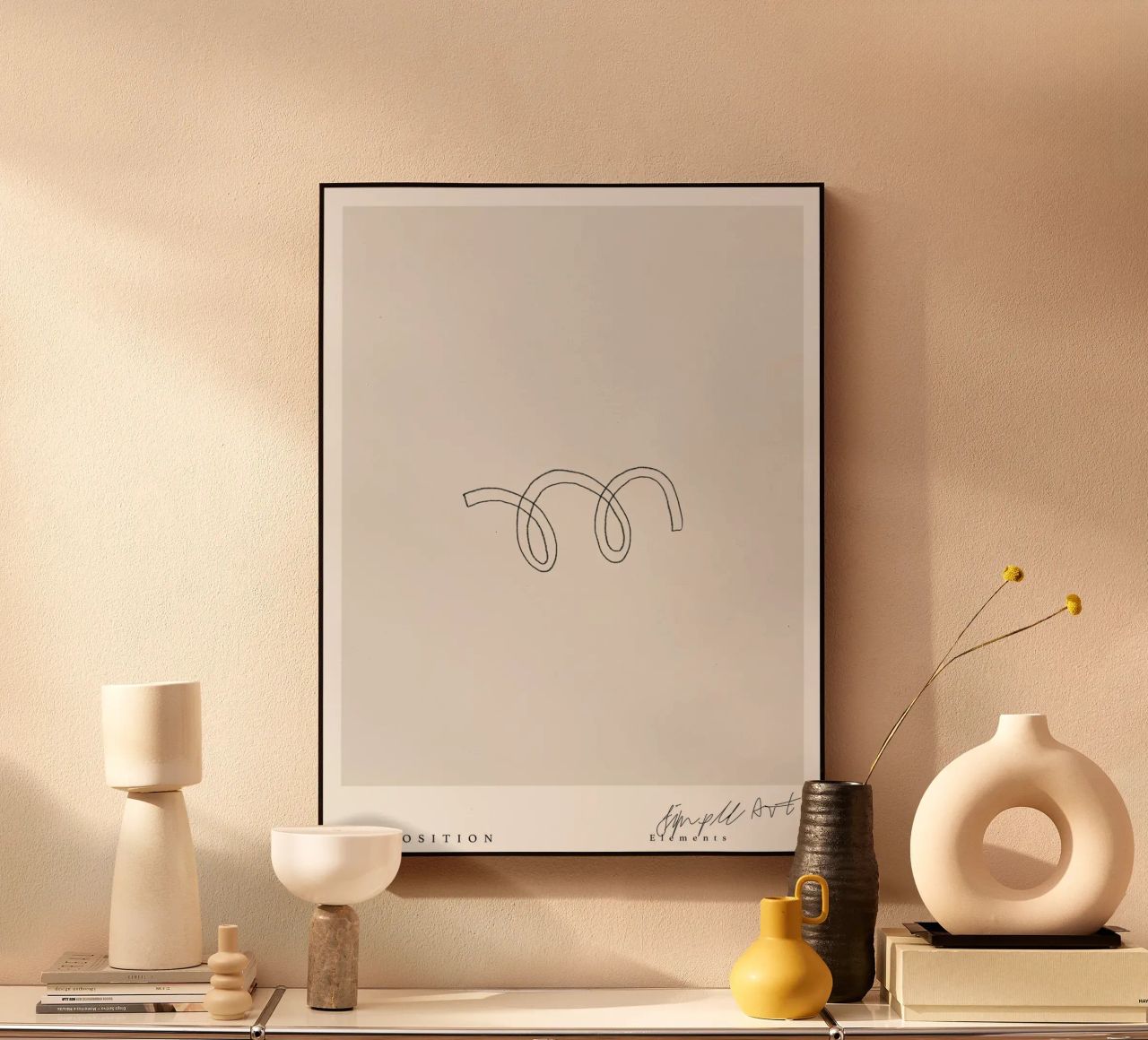 Simple Art Line No 1 alluminio dibond da treechild