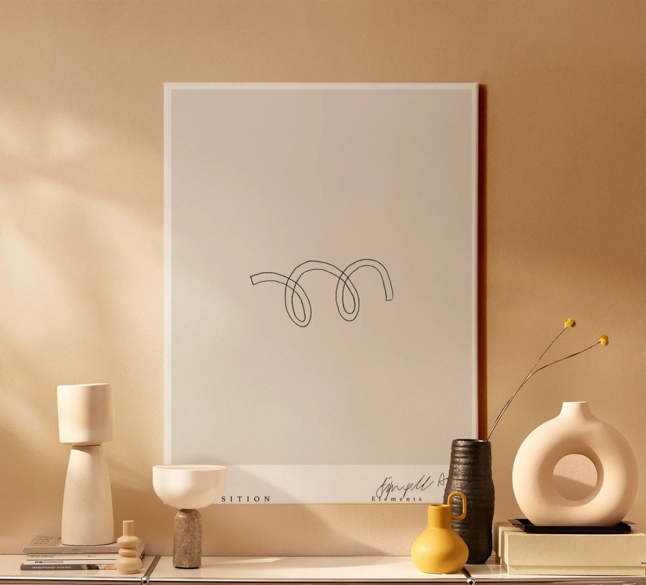 Simple Art Line No 1 canvas by treechild