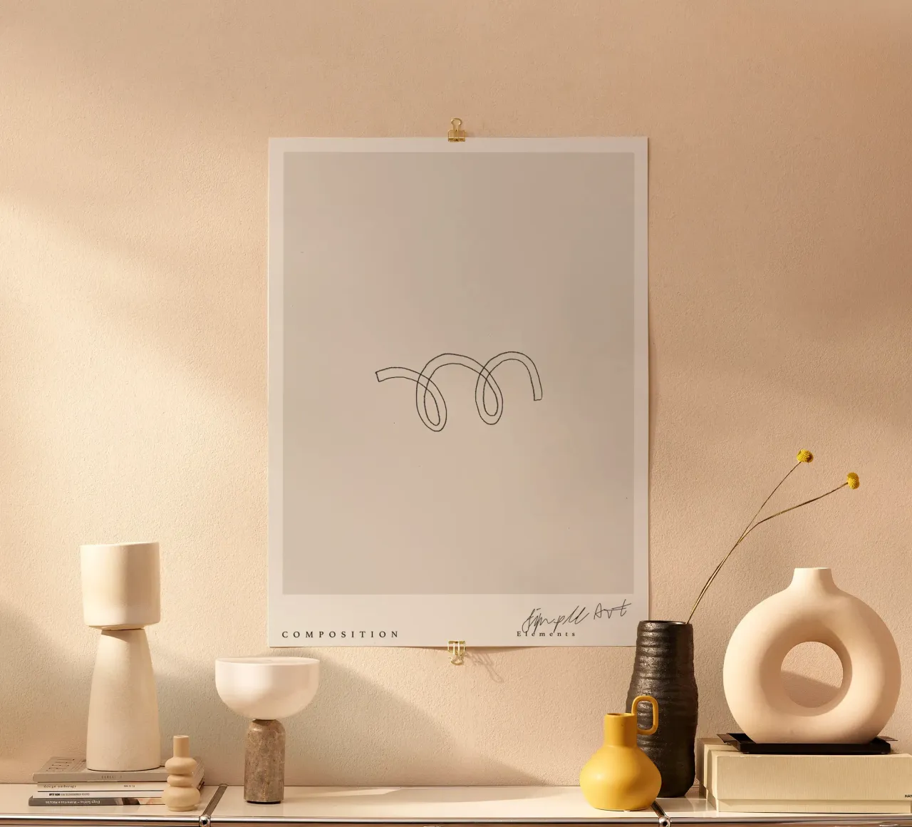 Simple Art Line No 1 carta hahnemühle da treechild