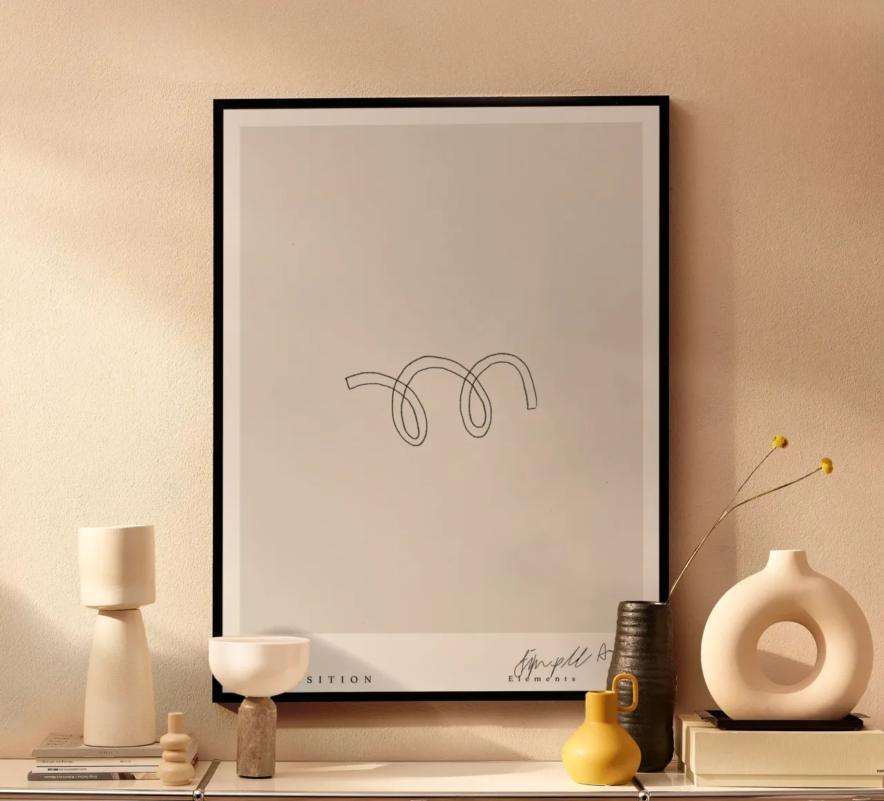 Simple Art Line No 1 carta hahnemühle da treechild