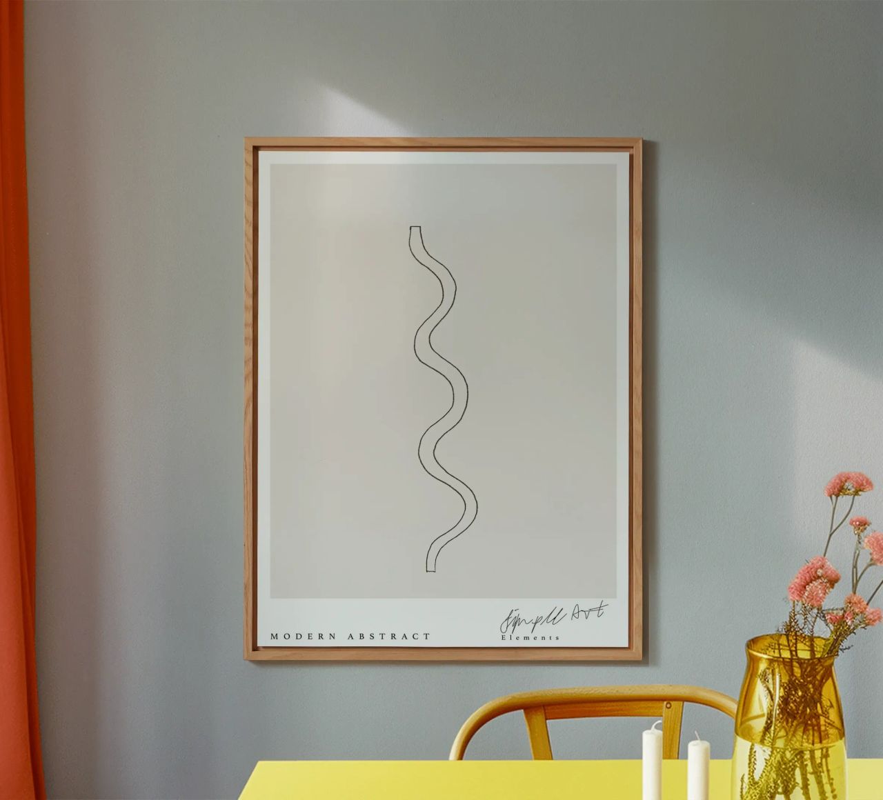 Simple Art Line No 2 alluminio dibond da treechild