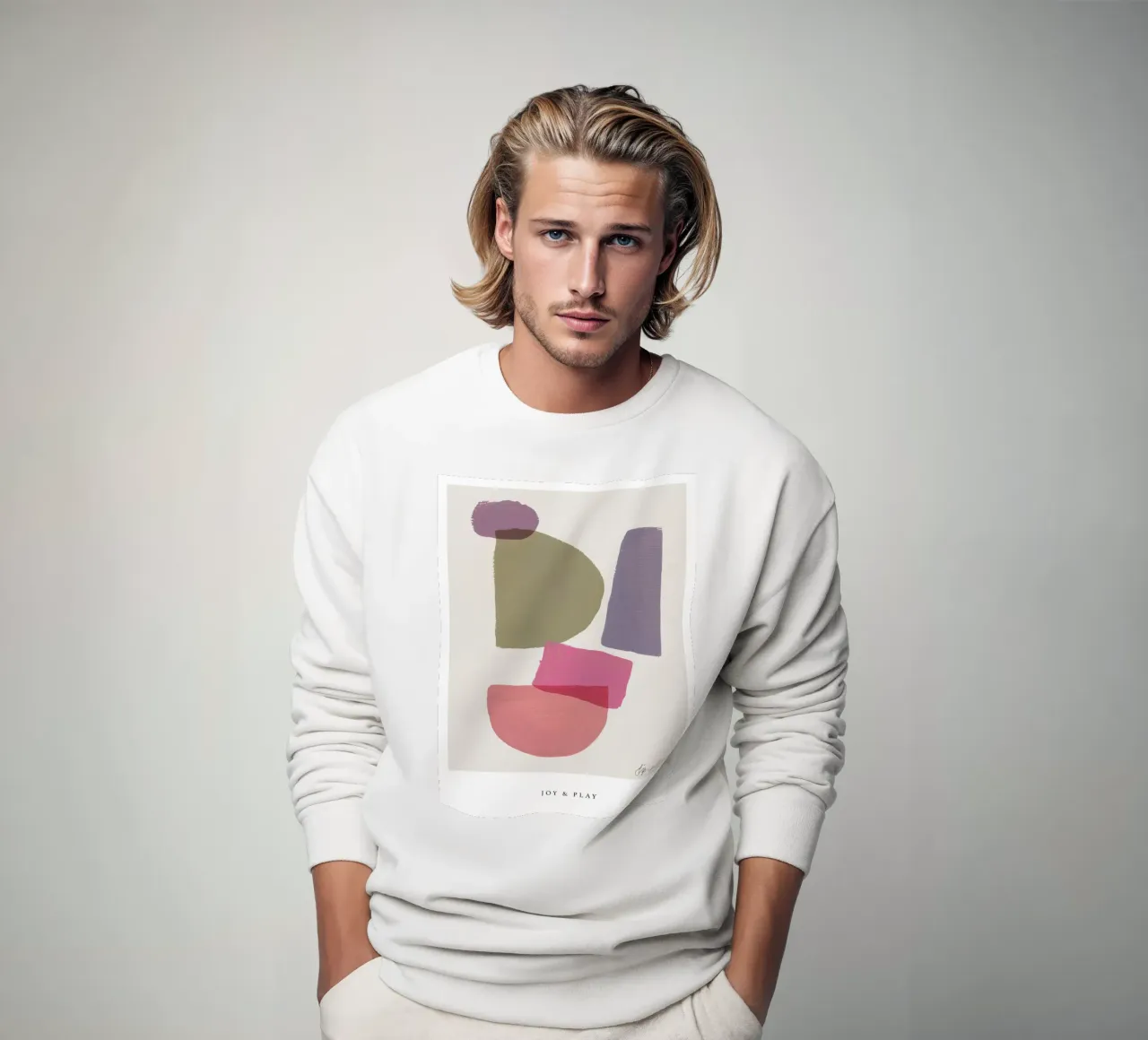 Simple Art Line No 3 felpa da treechild