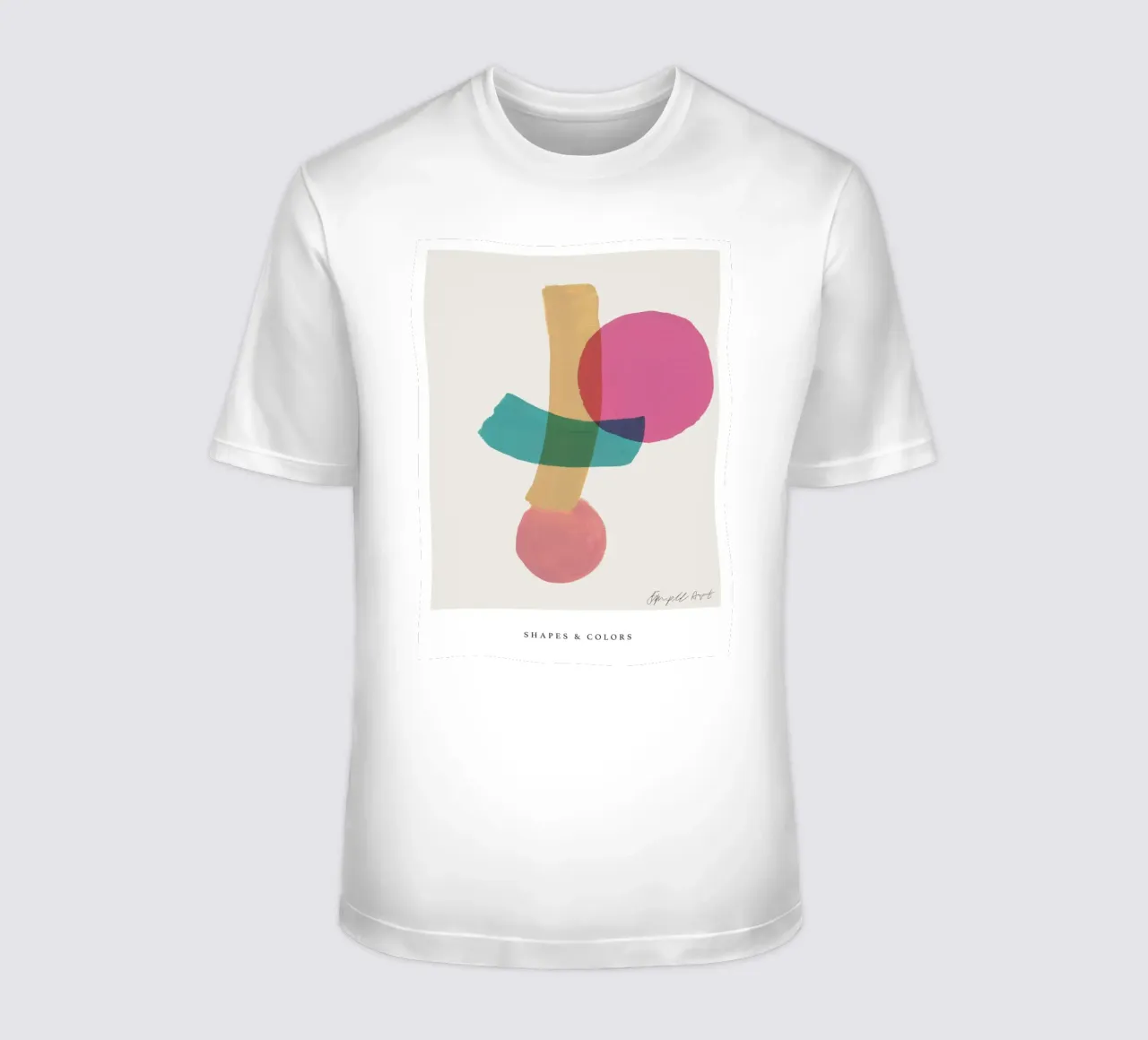 Simple Art Line No 4 t-shirt van treechild
